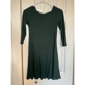 Forever 21 Dark Green Casual Dress